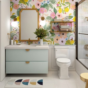 Цветная и яркая ванная комната: как преобразить санузел в Багане - bagan.mebel54.com | фото