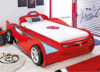 CARBED Кровать-машина Coupe с выдвижной кроватью Red 20.03.1306.00 в Багане - bagan.mebel54.com | фото