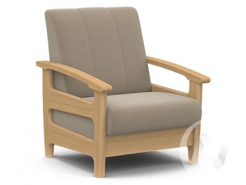 Кресло для отдыха Омега (бук лак/CATANIA LATTE) в Багане - bagan.mebel54.com | фото