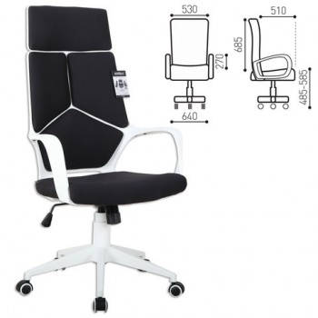 Кресло офисное BRABIX Prime EX-515 (черная ткань) в Багане - bagan.mebel54.com | фото