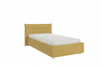 Кровать 0.9 Альба с основанием (Медовый велюр) в Багане - bagan.mebel54.com | фото