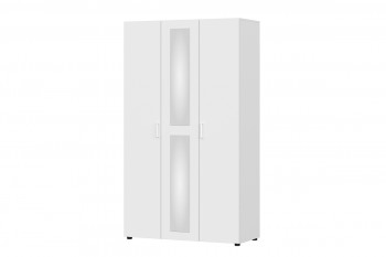 Модульная система "Токио" Шкаф трехстворчатый Белый текстурныйный в Багане - bagan.mebel54.com | фото
