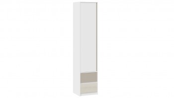 Шкаф для белья комбинированный «Сканди» Дуб Гарден/Белый/Глиняный серый в Багане - bagan.mebel54.com | фото