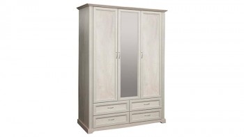 Шкаф для одежды "Сохо" (бетон пайн белый/4 ящика/1532) в Багане - bagan.mebel54.com | фото
