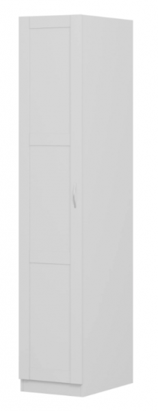 Шкаф однодверный Пегас сборный белый в Багане - bagan.mebel54.com | фото
